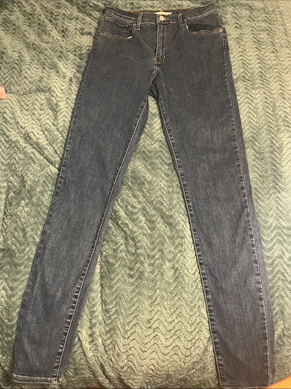Levi's Indigo Mile High Super Skinny Jeans for Women